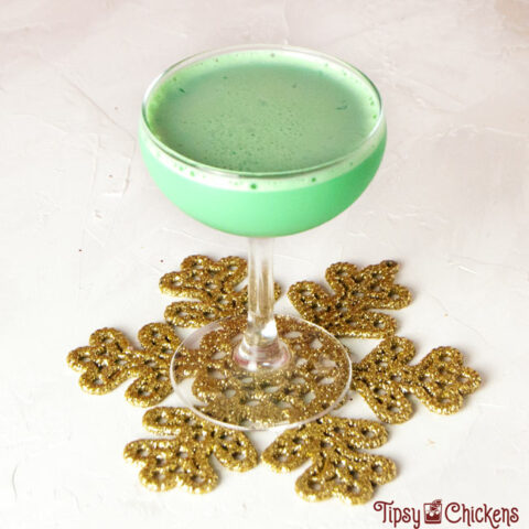 Mistletoe Kisses Chocolate Mint Christmas Cocktail