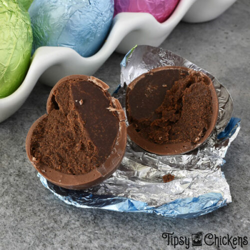 RumChata Ganache Chocolate Eggs